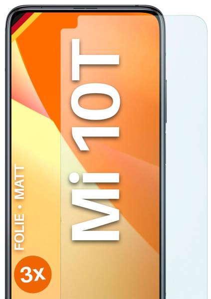 moex FlexProtect Matt für Xiaomi Mi 10T – Anti Reflex Schutzfolie für besten Displayschutz, Matt