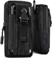 ONEFLOW Survival Case für Samsung Galaxy A55 5G – Handy Gürteltasche aus Oxford Nylon mit Karabiner