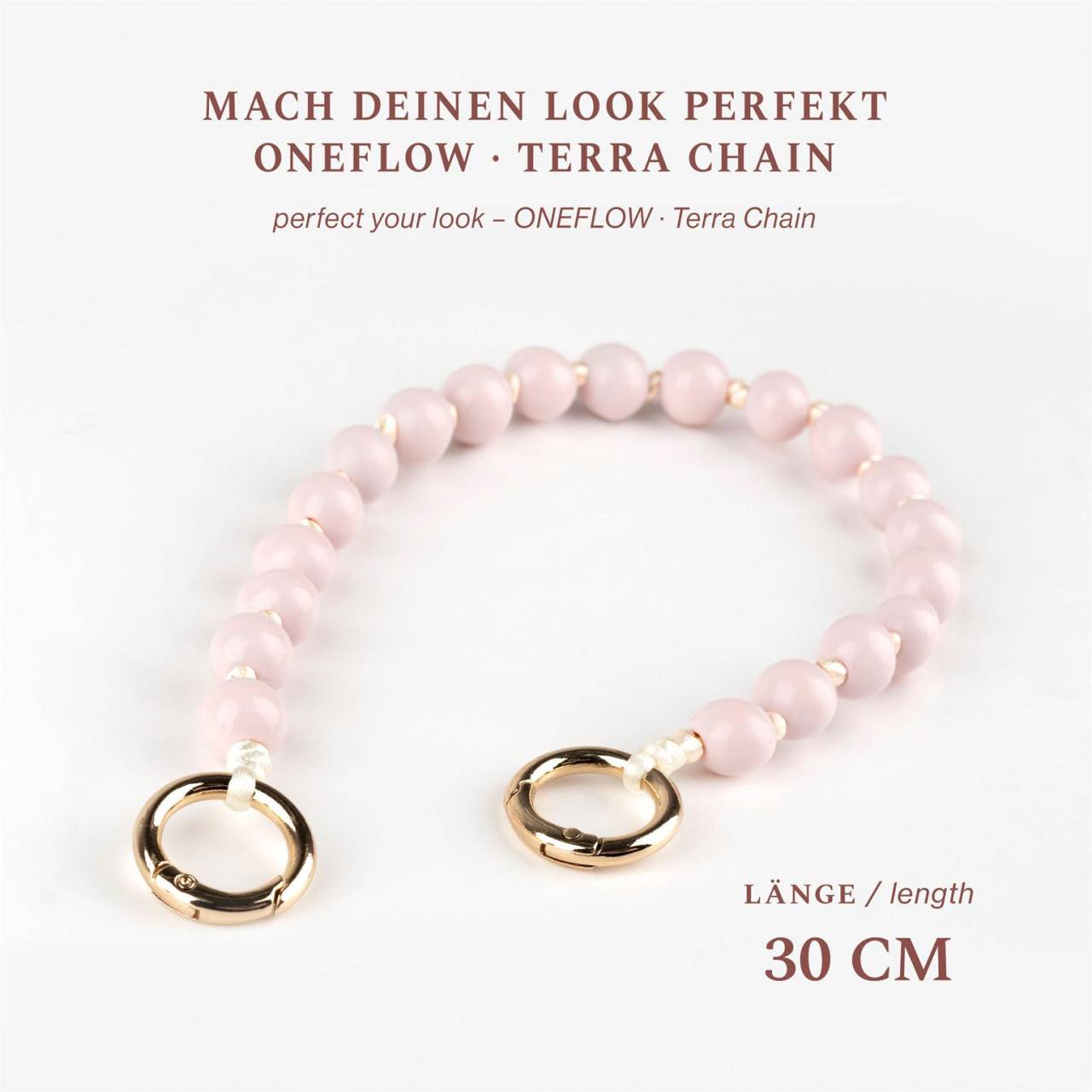 ONEFLOW Holzperlen Handyanhänger Universal – Chainless Terra Chain