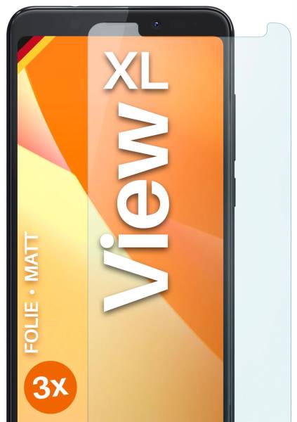 moex FlexProtect Matt für Wiko View XL – Anti Reflex Schutzfolie für besten Displayschutz, Matt