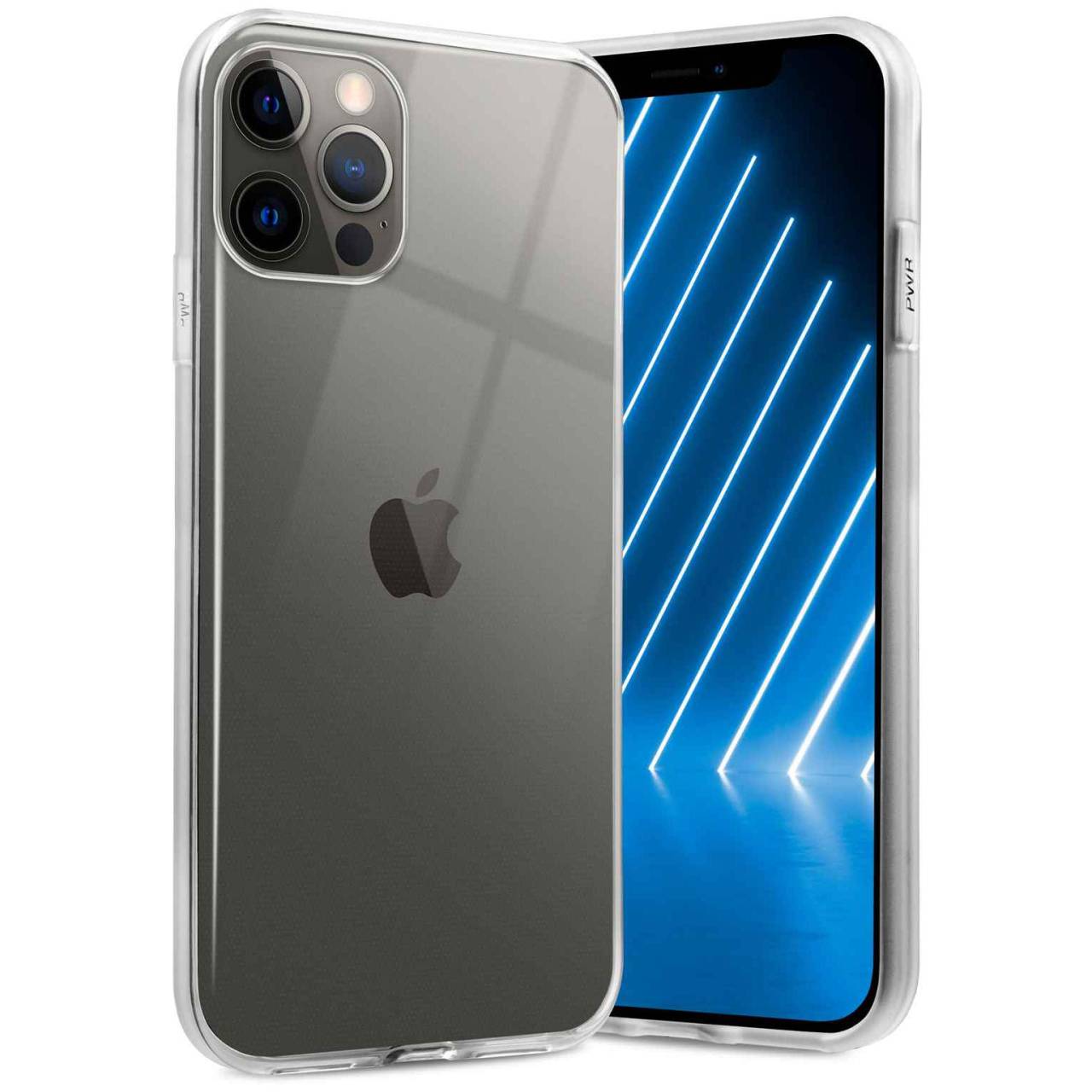 ONEFLOW Clear Case für Apple iPhone 12 Pro Max – Transparente Hülle aus Soft Silikon, Extrem schlank