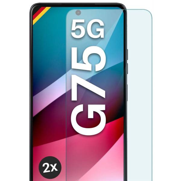 moex ShockProtect Motorola Moto G75 5G Panzerglas Klar