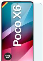 moex ShockProtect Klar für Xiaomi Poco X6 – Panzerglas für kratzfesten Displayschutz, Ultra klar
