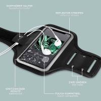 ONEFLOW Workout Case für Sony Xperia M4 Aqua – Handy Sport Armband zum Joggen und Fitness Training