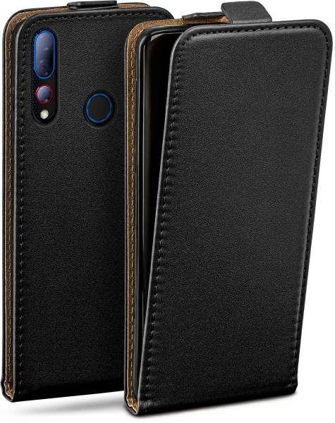 moex Flip Case für HTC Desire 19 Plus – PU Lederhülle mit 360 Grad Schutz, klappbar