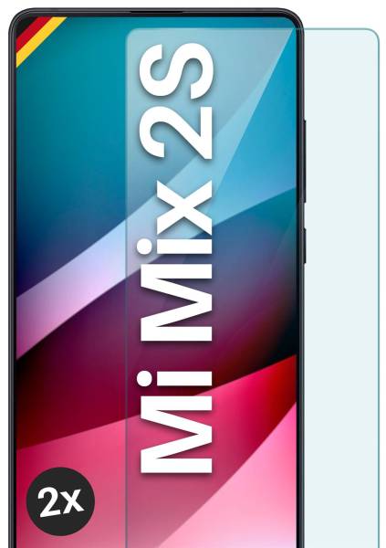 moex ShockProtect Klar für Xiaomi Mi Mix 2S – Panzerglas für kratzfesten Displayschutz, Ultra klar