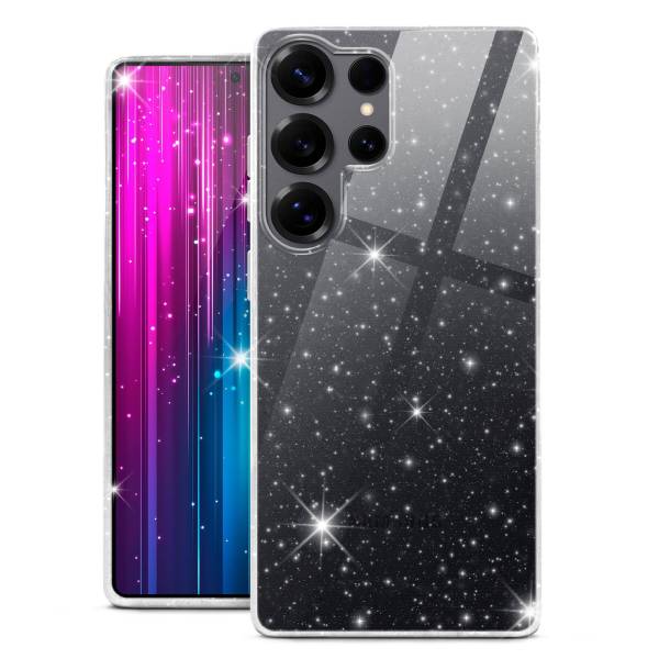 moex Sparky Case Samsung Galaxy S25 Ultra mit Glitzer Design