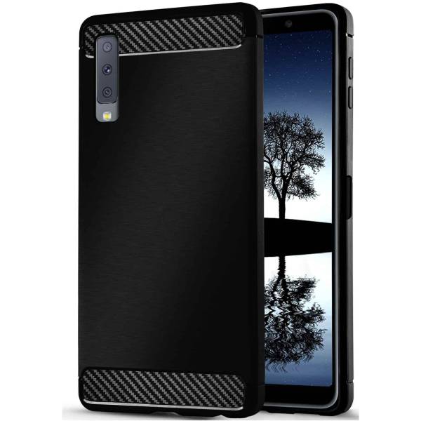 Für Samsung Galaxy A7 (2018) | Hülle aus TPU im Brushed Look | SHIFT CASE