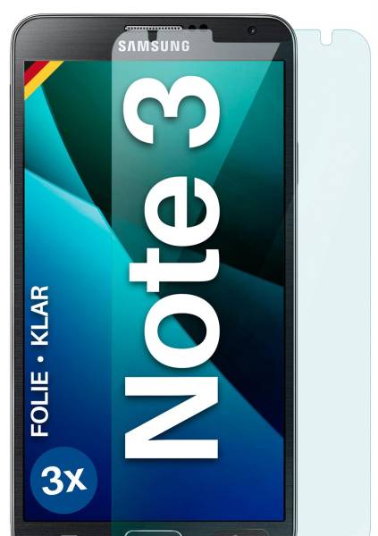 moex FlexProtect Klar für Samsung Galaxy Note 3 – Schutzfolie für unsichtbaren Displayschutz, Ultra klar