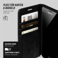 moex Casual Case für Samsung Galaxy A3 (2016) – 360 Grad Schutz Booklet, PU Lederhülle mit Kartenfach