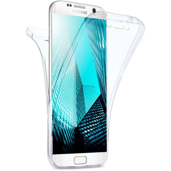 moex Double Case Samsung Galaxy S6 Edge Plus Silikon 360 Grad Schutz