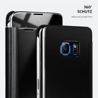 moex Void Case für Samsung Galaxy S6 – Klappbare 360 Grad Schutzhülle, Hochglanz Klavierlack Optik