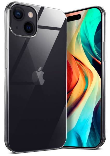 moex Aero Case für Apple iPhone 15 – Durchsichtige Hülle aus Silikon, Ultra Slim Handyhülle