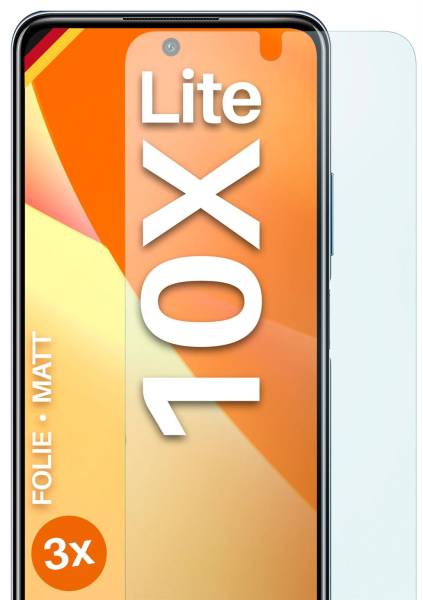 moex FlexProtect Matt für Honor 10X Lite – Anti Reflex Schutzfolie für besten Displayschutz, Matt