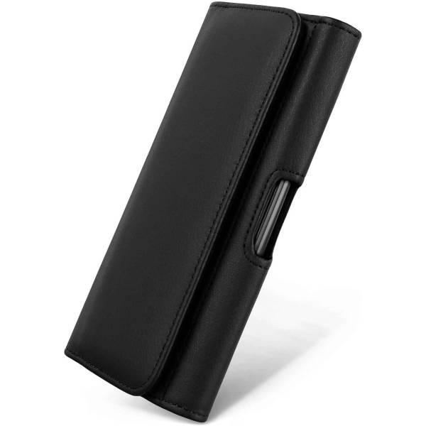 moex Snap Bag iPhone 15 Pro Leder Handytasche Gürtel