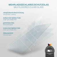 moex ShockProtect Klar für Wiko Y82 – Panzerglas für kratzfesten Displayschutz, Ultra klar