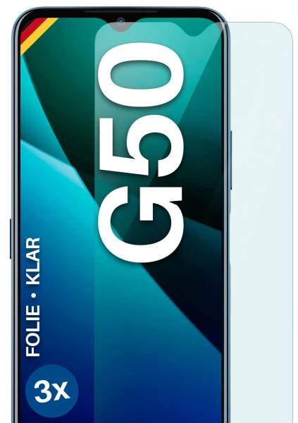 moex FlexProtect Klar für Nokia G50 – Schutzfolie für unsichtbaren Displayschutz, Ultra klar