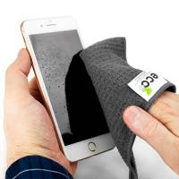 Ecomoist Bildschirm Reinigungsset – für Smartphones und andere Geräte, Mikrofasertuch, Displayreiniger 50 ml