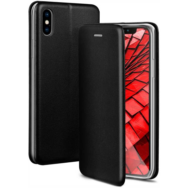 Für iPhone X / iPhone Xs | Slim Booklet mit Kartenfach | BUSINESS CASE