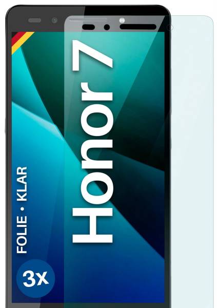 moex FlexProtect Klar für Huawei Honor 7 – Schutzfolie für unsichtbaren Displayschutz, Ultra klar