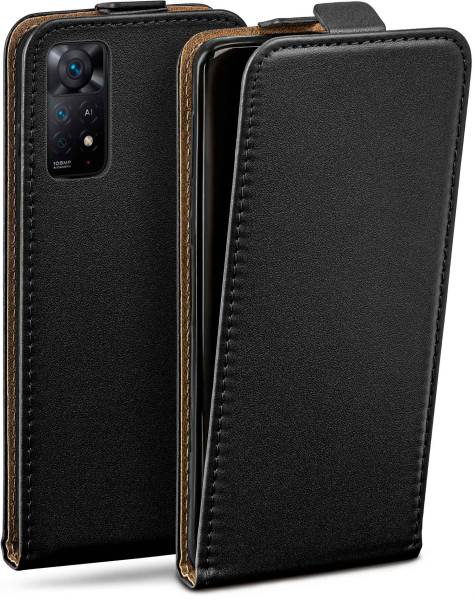 moex Flip Case für Xiaomi Redmi Note 11 Pro 5G – PU Lederhülle mit 360 Grad Schutz, klappbar