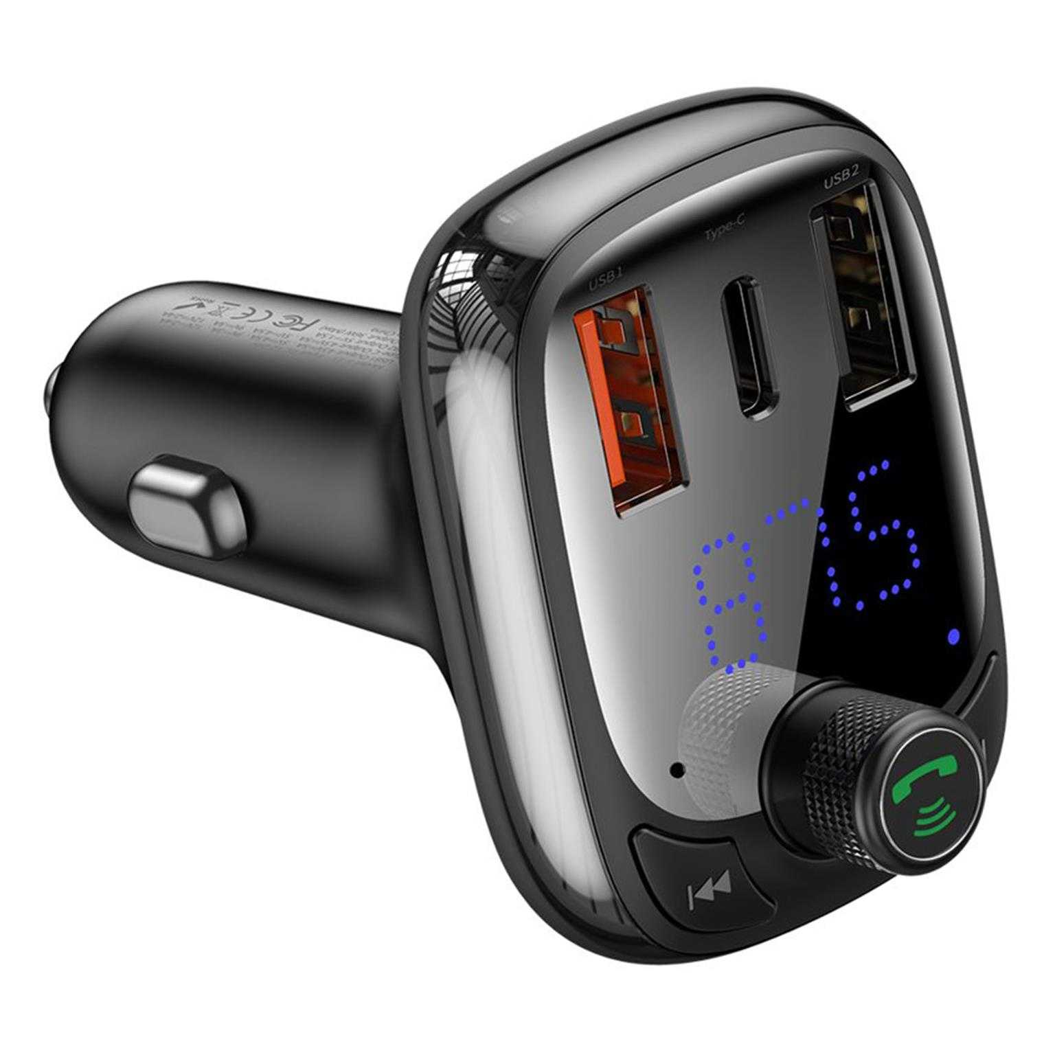 Baseus FM Transmitter Bluetooth 5.0 Autoladegerät ▷ hulle24