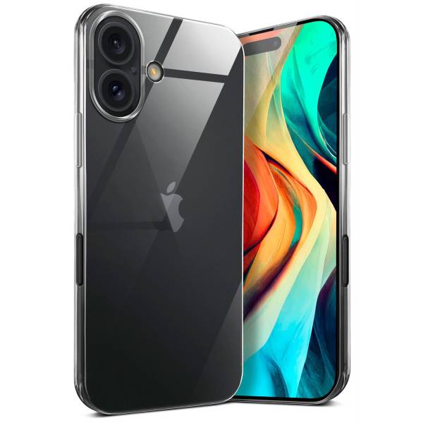 moex Aero Case iPhone 16 Plus durchsichtig aus Silikon
