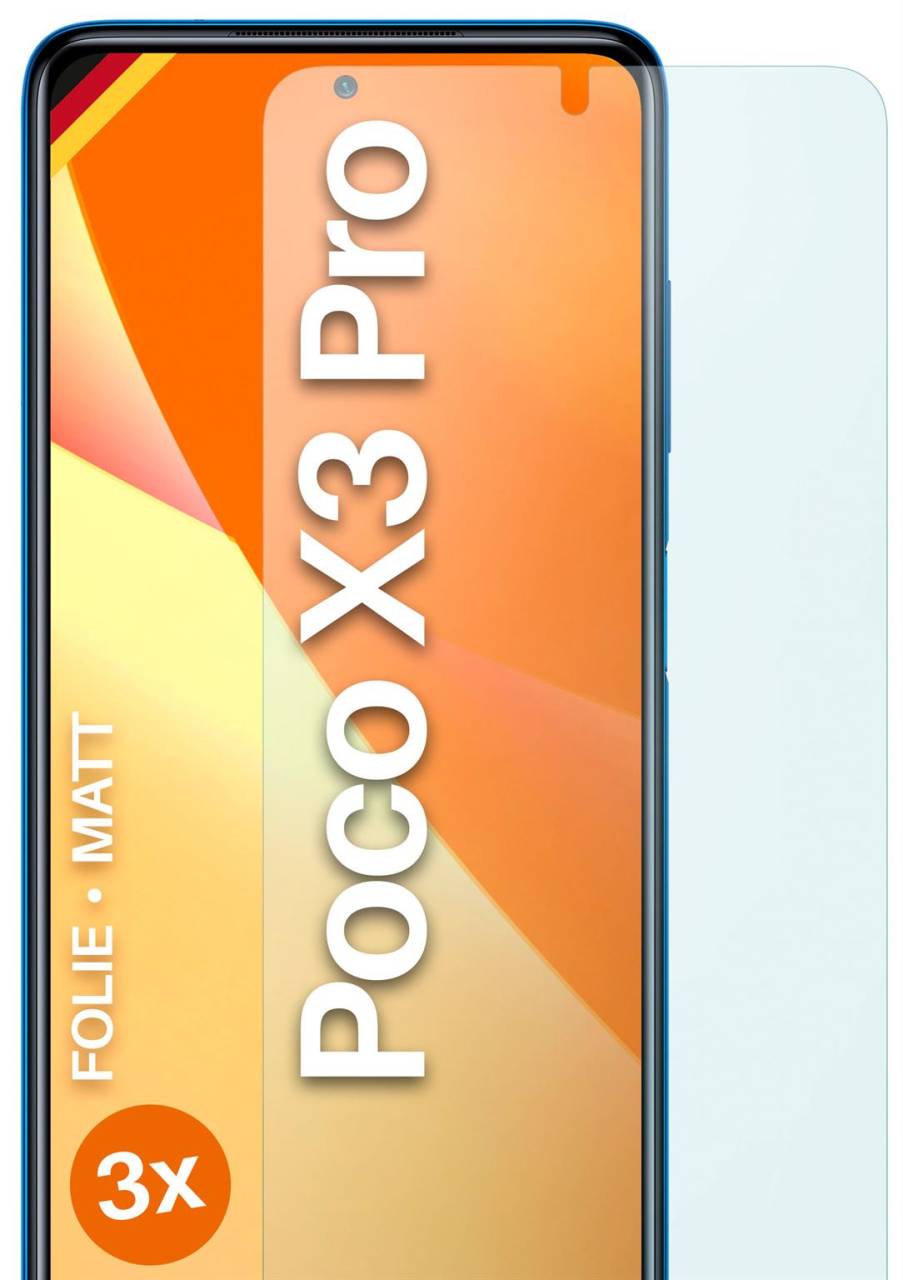 BROTECT 2x klare Schutzfolie(für Xiaomi Poco X3 NFC)