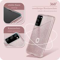 ONEFLOW Glitter Case für Samsung Galaxy S20 FE – Glitzer Hülle aus TPU, designer Handyhülle