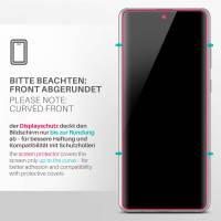 moex ShockProtect Klar für Samsung Galaxy S20 5G – Panzerglas für kratzfesten Displayschutz, Ultra klar