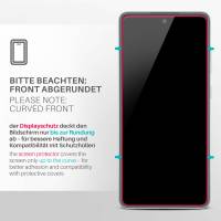 moex ShockProtect Klar für Samsung Galaxy A72 – Panzerglas für kratzfesten Displayschutz, Ultra klar