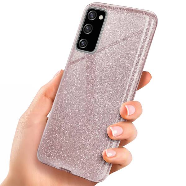 ONEFLOW Glitter Case Samsung Galaxy S20 FE mit Glitzer Look