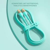 Joyroom Ladekabel – USB-C auf USB-C für Smartphones und andere Geräte, Liquid Silicone Serie, Länge 2 m – weiteres Produktbild 1