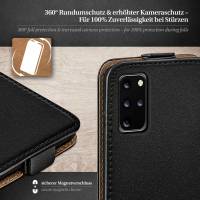 moex Flip Case für Samsung Galaxy S20 Plus – PU Lederhülle mit 360 Grad Schutz, klappbar