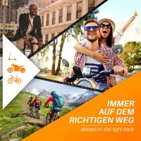 moex TravelCompact für Homtom P30 Pro – Lenker Fahrradtasche für Fahrrad, E–Bike, Roller uvm.