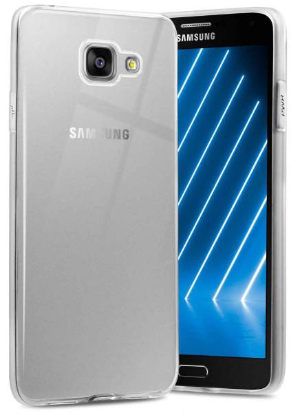ONEFLOW Clear Case für Samsung Galaxy A7 (2016) – Transparente Hülle aus Soft Silikon, Extrem schlank