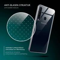 moex Aero Case für Samsung Galaxy A9 (2018) – Durchsichtige Hülle aus Silikon, Ultra Slim Handyhülle