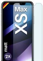 moex ShockProtect Matt für Apple iPhone XS Max – Panzerglas für kratzfesten Displayschutz, Anti Reflex
