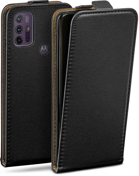 moex Flip Case für Motorola Moto G10 – PU Lederhülle mit 360 Grad Schutz, klappbar