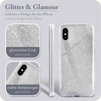 ONEFLOW Glitter Case für Apple iPhone XS Max – Glitzer Hülle aus TPU, designer Handyhülle
