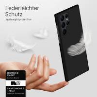 moex Alpha Case für Samsung Galaxy S22 Ultra – Extrem dünne, minimalistische Hülle in seidenmatt