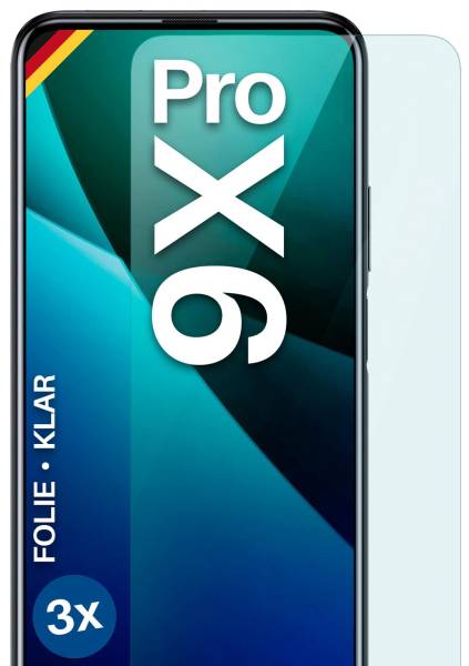 moex FlexProtect Klar für Honor 9X Pro – Schutzfolie für unsichtbaren Displayschutz, Ultra klar