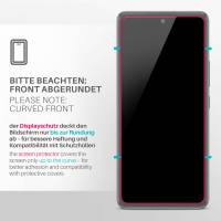 moex ShockProtect Klar für Samsung Galaxy A53 5G – Panzerglas für kratzfesten Displayschutz, Ultra klar
