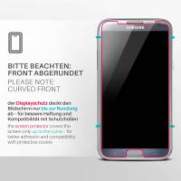 moex ShockProtect Klar für Samsung Galaxy Note 2 – Panzerglas für kratzfesten Displayschutz, Ultra klar