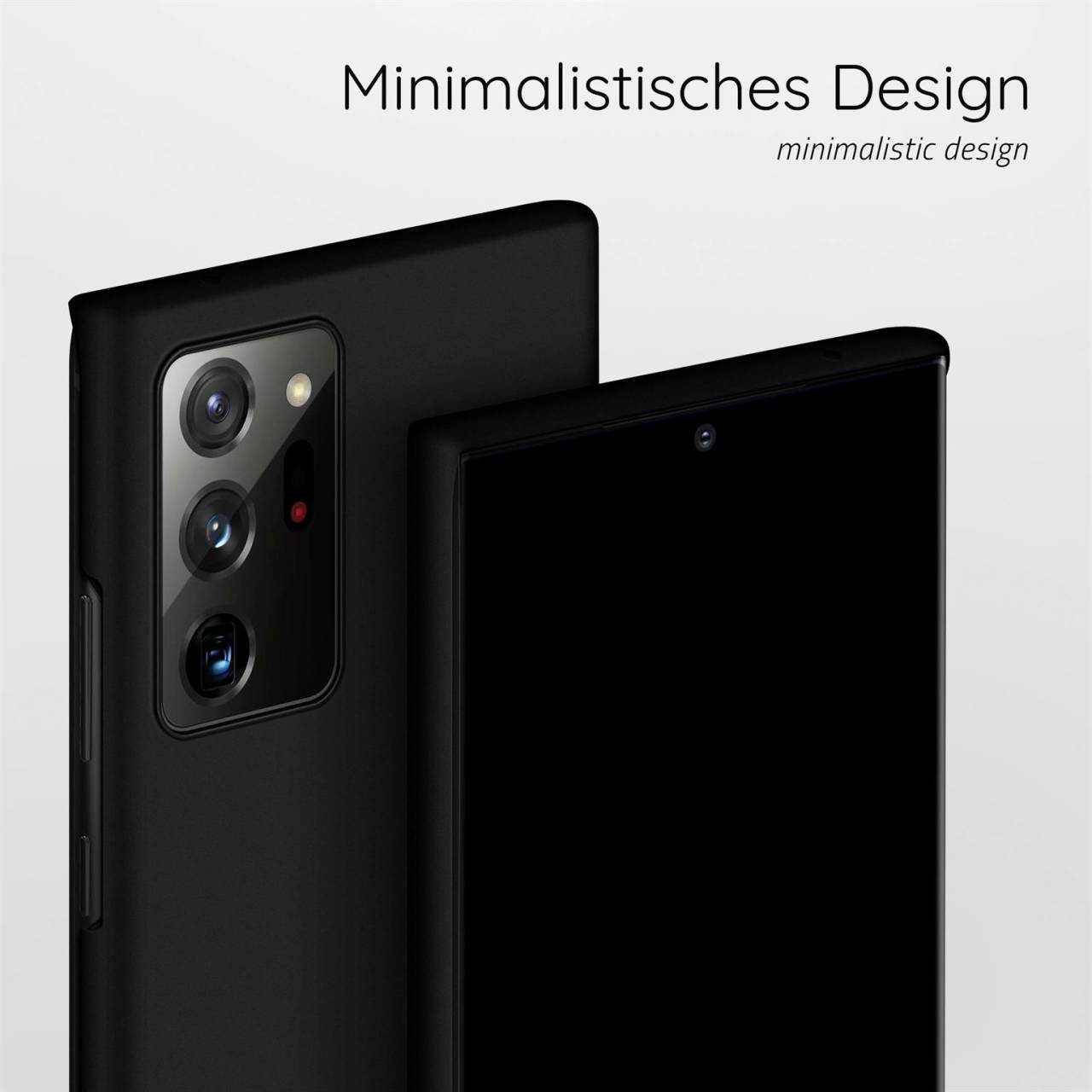 moex Alpha Case für Samsung Galaxy Note 20 Ultra 5G – Extrem dünne, minimalistische Hülle in seidenmatt