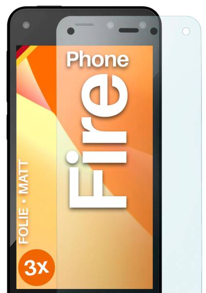 moex FlexProtect Matt für Amazon Fire Phone – Anti Reflex Schutzfolie für besten Displayschutz, Matt