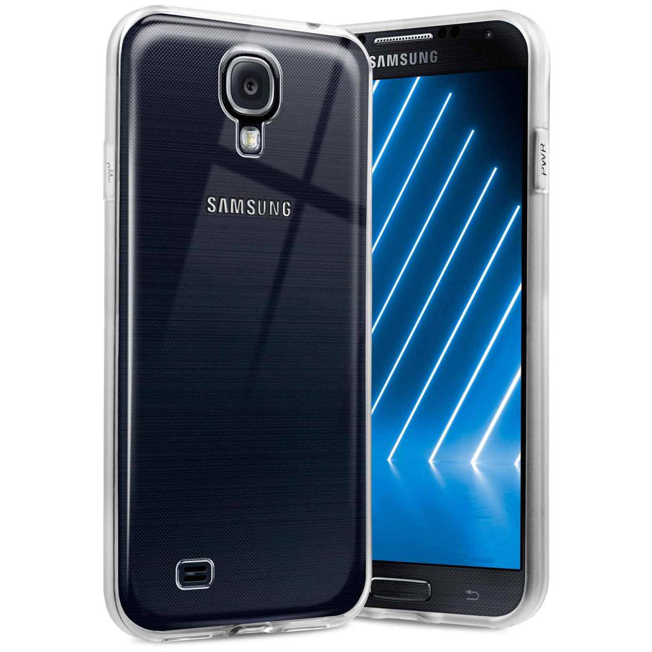 ONEFLOW Clear Case für Samsung Galaxy S4 – Transparencte Hülle aus Soft Silikon, Extrem schlank