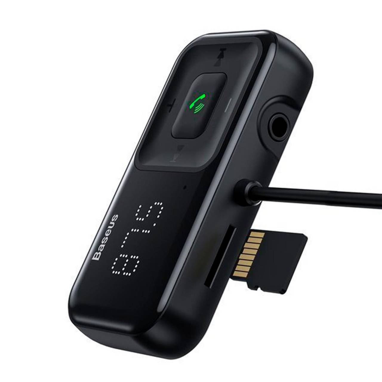 Baseus S-16 Bluetooth MP3 Player – Kabelloser Auto Audio Player, Freisprechfunktion, USB-Ladegerät