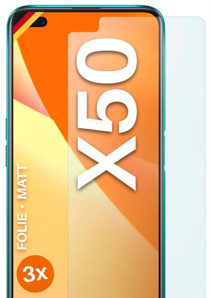 moex FlexProtect Matt für Realme X50 – Anti Reflex Schutzfolie für besten Displayschutz, Matt