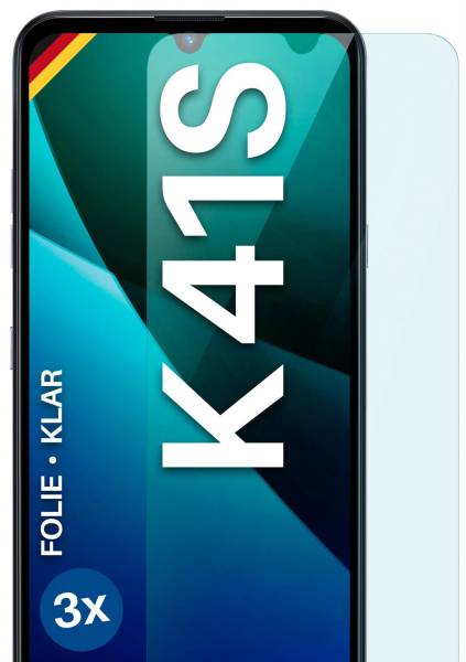 moex FlexProtect Klar für LG K41S – Schutzfolie für unsichtbaren Displayschutz, Ultra klar